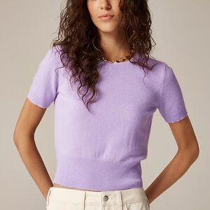 JCrew Cashmere Shrunken T-Shirt
